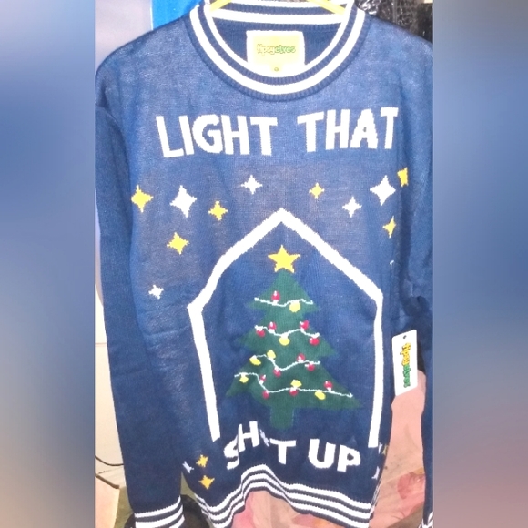 Tipsy Elves Other - NWT "Tipsy Elves" Men's Light Up Ugly Christmas Sweater